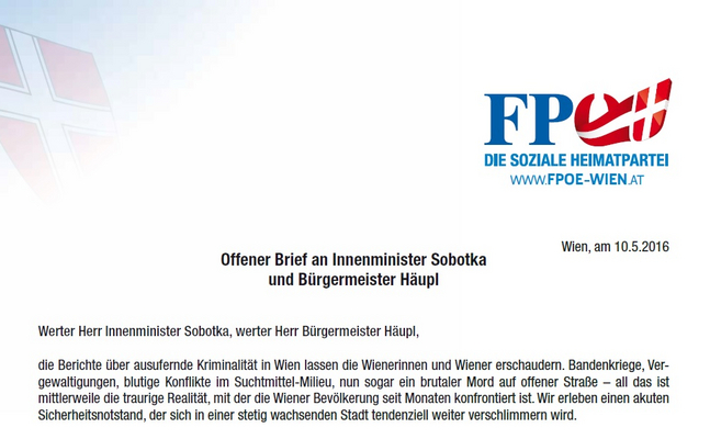 Offener Brief