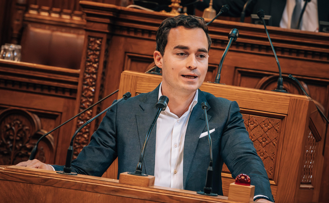 Bild zeigt FPÖ-Klubobmann Maximilian Krauss