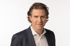 Bild zeigt den Landesparteisekretär Lukas Brucker