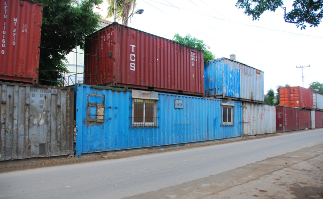 Containerwand