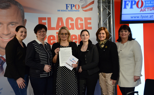 Stefanie Karlovits, Rosa Ecker, Carmen Schimanek, Elisabeth Ullmann, Elisabeth Dieringer-Granza, Karin Berger 