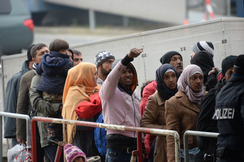 Flüchtlinge in Spielfeld