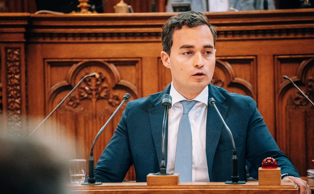Bild zeigt Klubobmann Maximilian Krauss